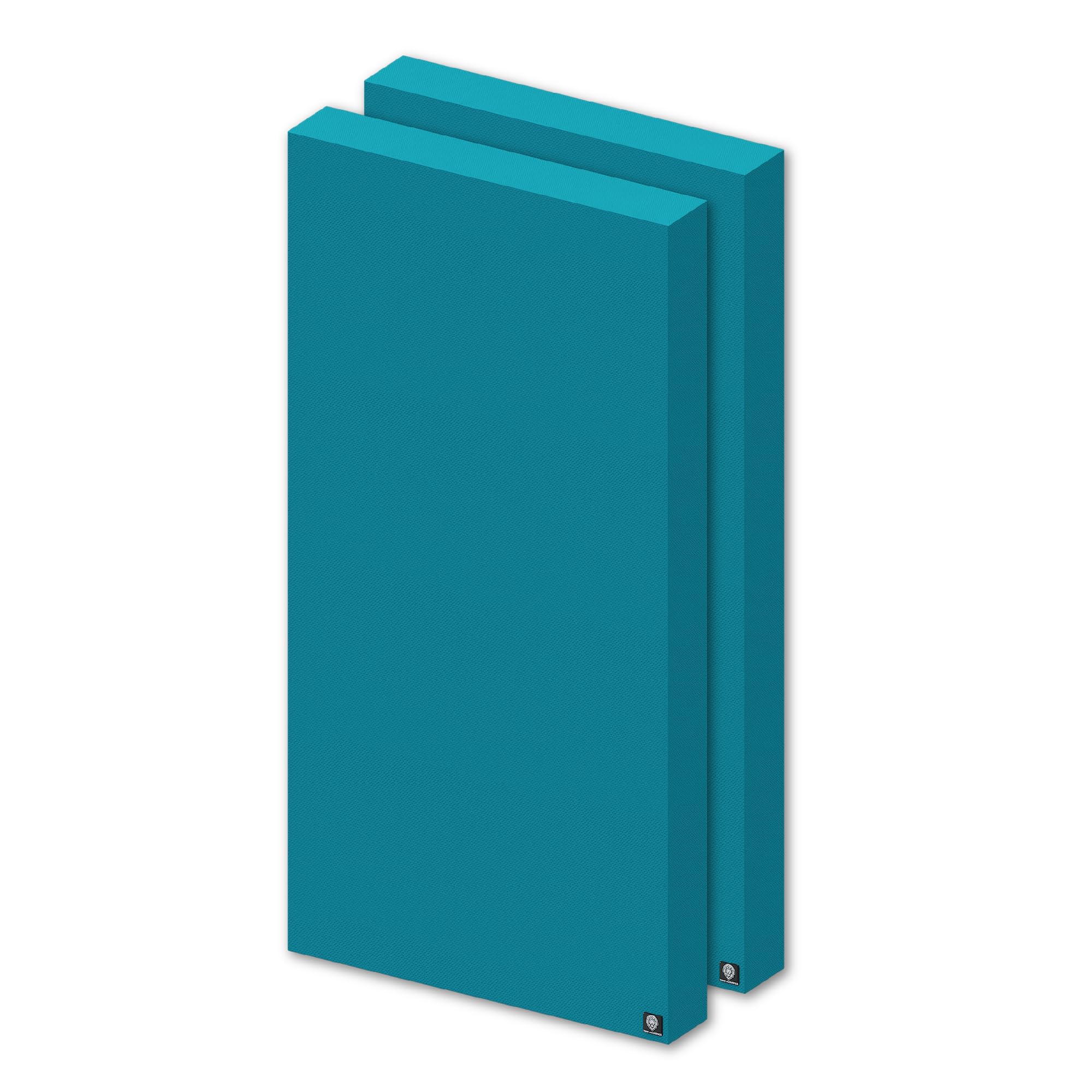 XA10 - Akustikabsorber 120x60x10 cm – 2er-Set – Professionelles Schallabsorber Panel | Reduziert Echo & Nachhall | Für Tonstudio, Heimkino, Büro & Gaming | Türkis