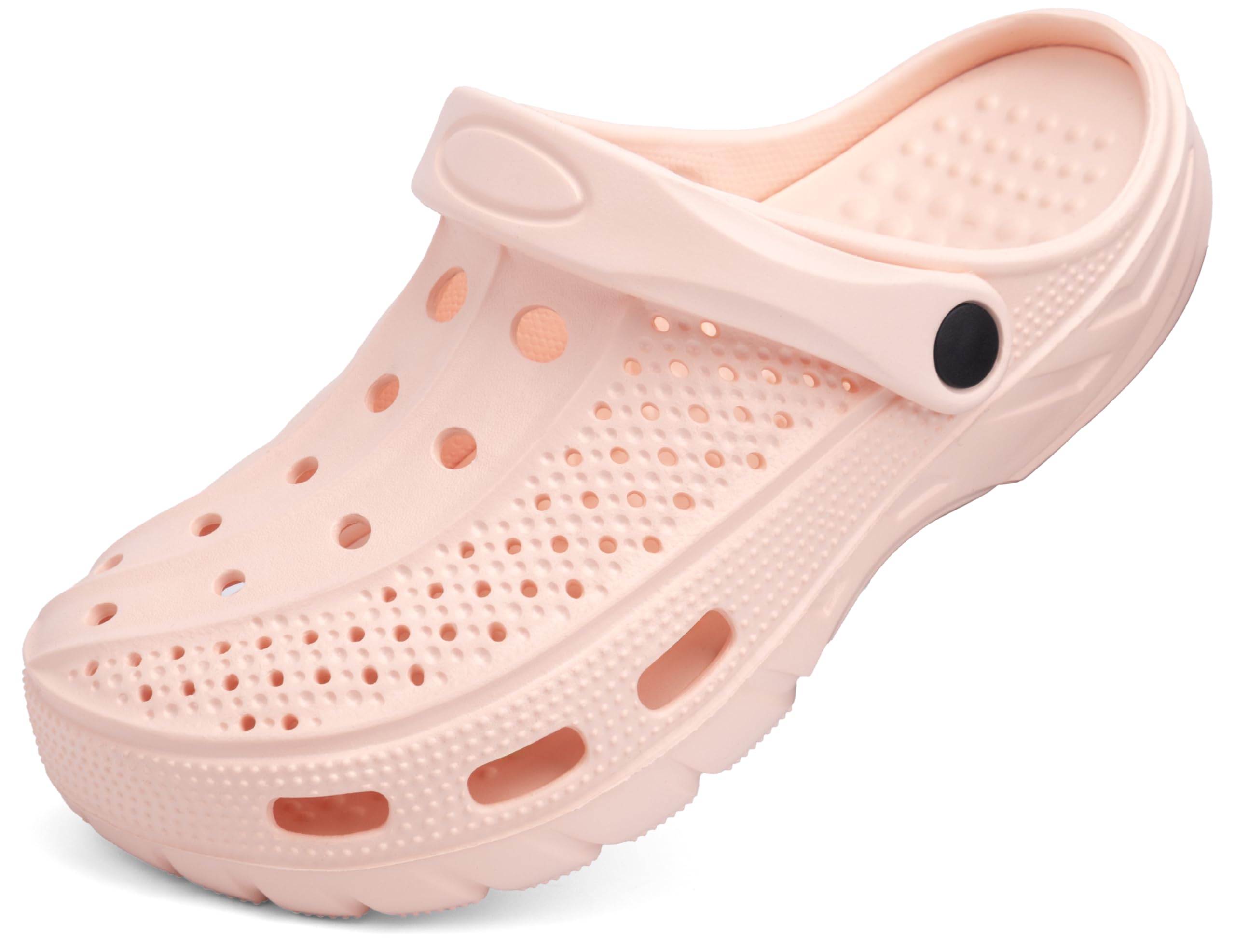 ChayChax Men's and Women's Arch Support Clogs Garden Shoes Slip-on Outdoor Beach Slippers with Removable Cushion Footbed