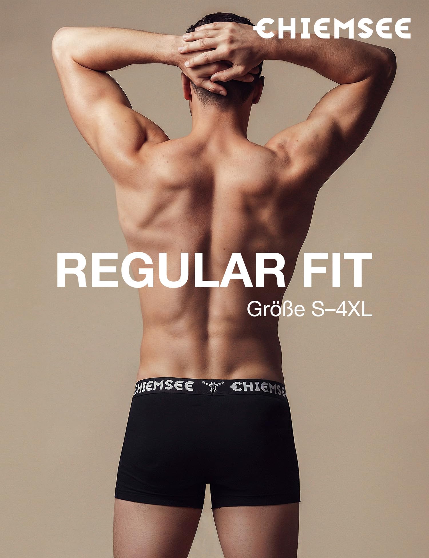 Chiemsee Boxershorts Herren 2 Farben S-4XL I 12er Set I Baumwolle | Kurze Unterhosen mit elastischem Bund I atmungsaktiv I Regular Fit