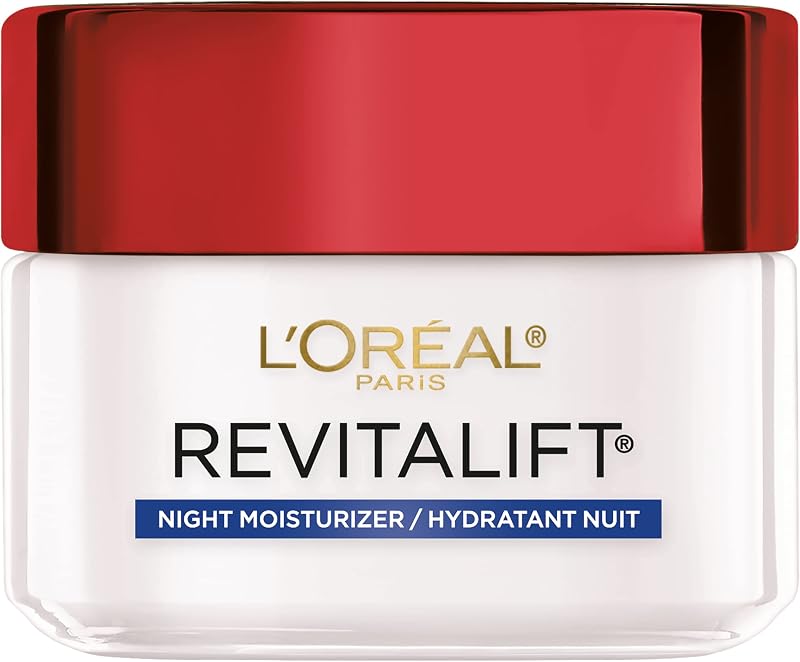 L'Oreal Paris Revitalift Anti-Wrinkle and Firming Face Night Cream, Pro Retinol 1.7 oz | Pro Retinol 1.7 oz
