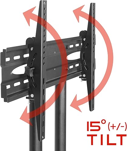 Miniatura 5 de pie con ruedas para televisores de 32 a 65 pulgadas plasma, LED, LCD, OLED, pantalla curva. Soporte universal con ruedas