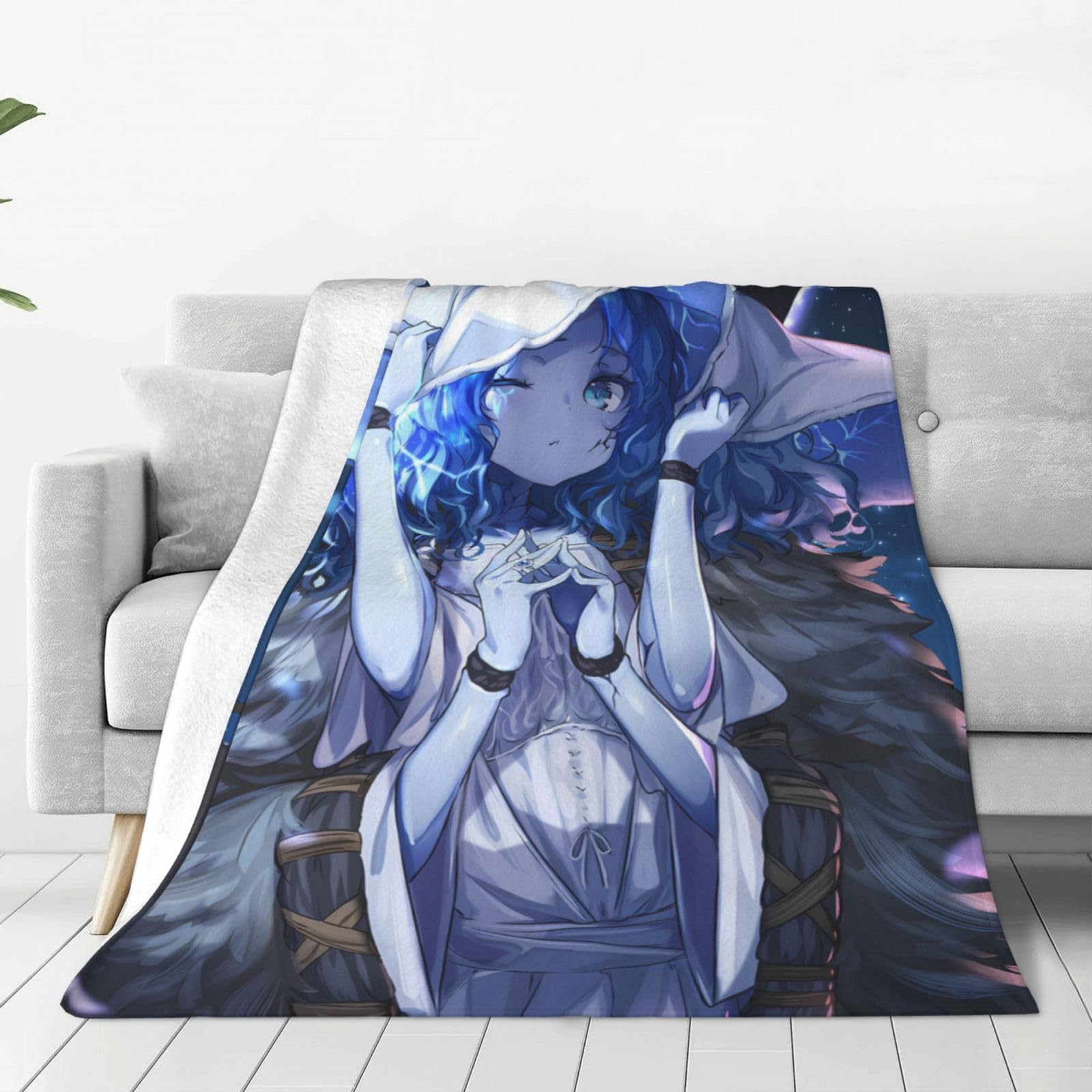Amazon｜毛布 ブランケット ひざかけ エルデンリング 魔女ラニ
