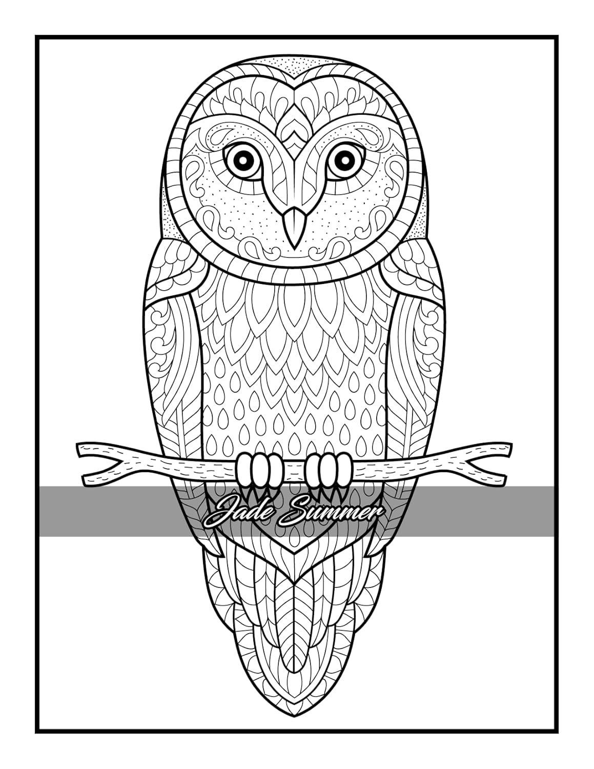 100 Animals: An Adult Coloring Book with Lions, Elephants, Owls, Horses, Dogs, Cats, and Many More! - Image 53