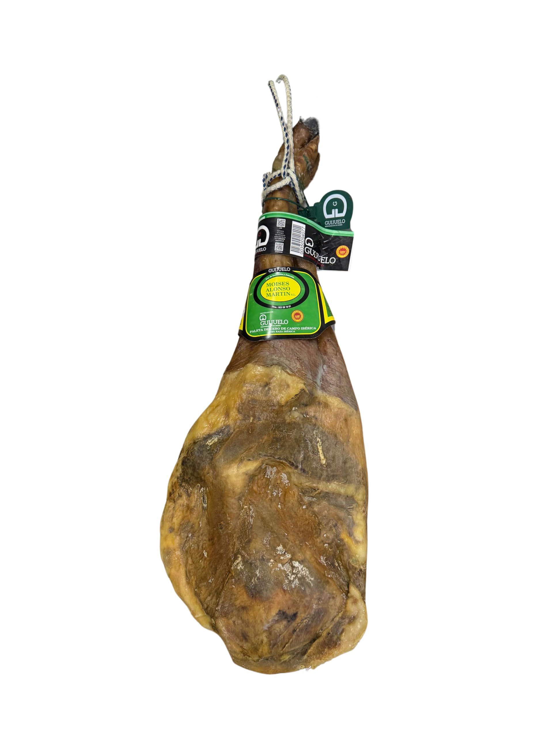 Jamón Ibérico de Cebo de Campo - Paleta de 5,5 kg con Curación Natural y Sabor Exquisito