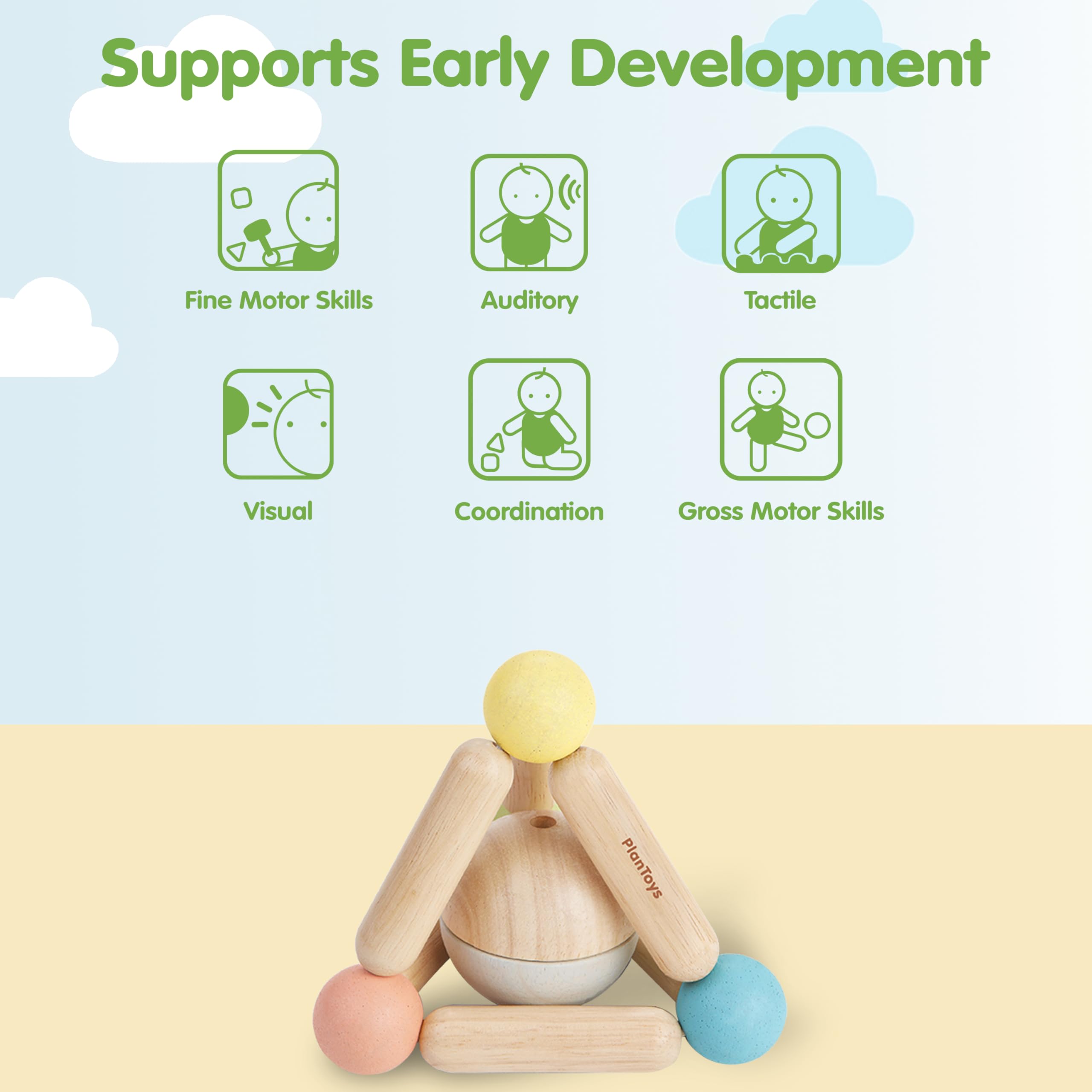 Amazon | プラントイジャパン(PLANTOYS JAPAN) 三角のにぎにぎ