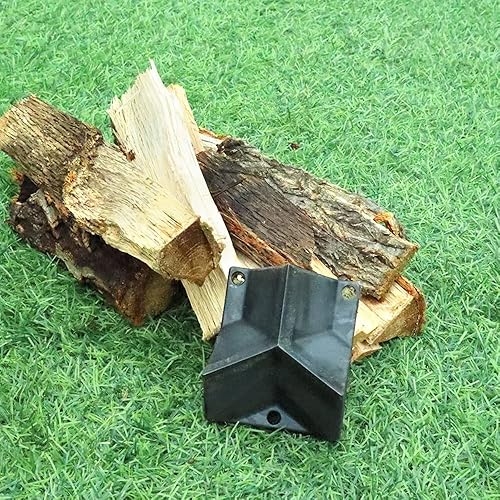 Miniatura 7 de Mini divisor de madera portátil para leña para estufa de leña, chimenea y hogueras, divisor de troncos pequeño manual negro, 1.3 libras, ligero