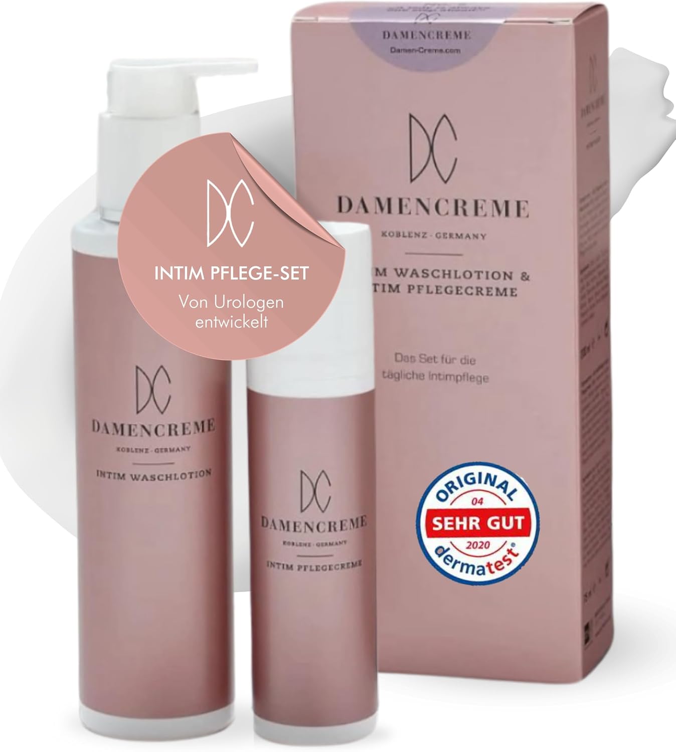 WOMEN'S CREAM intimate care set for women I Intimate cream 75 ml & intimate washing lotion 200 ml I Gentle care & cleaning I Intimate care Women recommended by the gynecologist I vegan & dermatologically tested