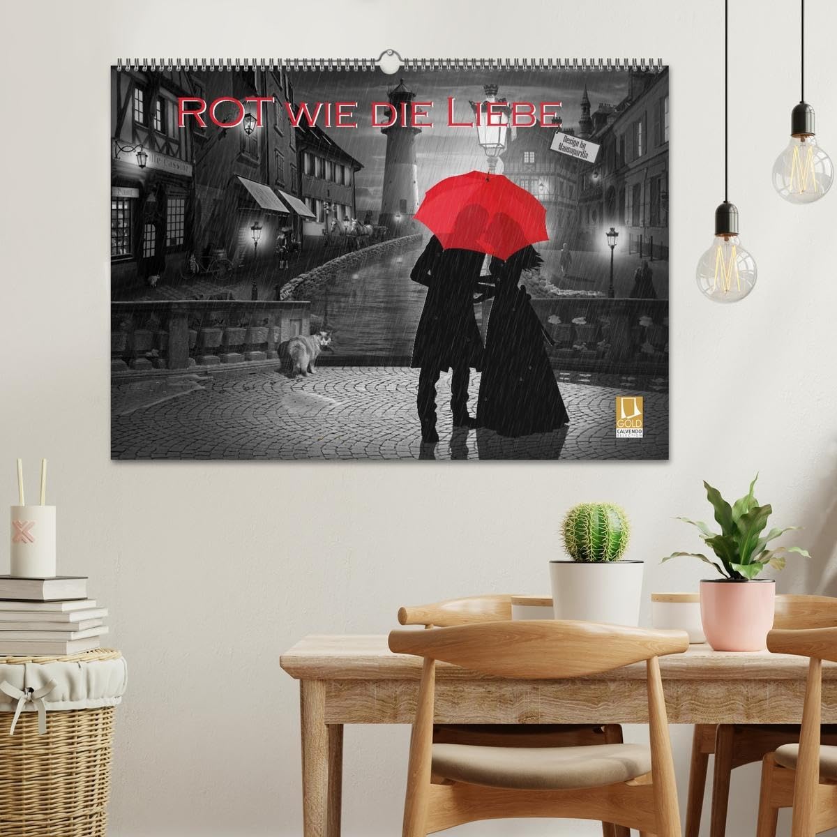 Rot wie die Liebe by Mausopardia (Wandkalender 2026 DIN A2 quer), CALVENDO Monatskalender: Schöne Frauen von sexy Pin-Up Girls bis mondän. (CALVENDO Erotik)