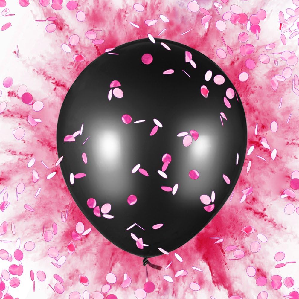 Sepco Gender Reveal Balloons (Pink Powder&Confetti)