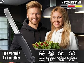 Solingen 6-Piece Vegetable Knife Set Serrated Kitchen Knives