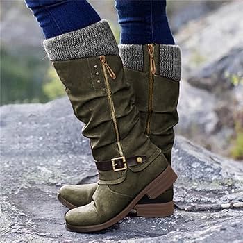 Amazon.com: Women's Over The Knee Thigh High Boots Fashion