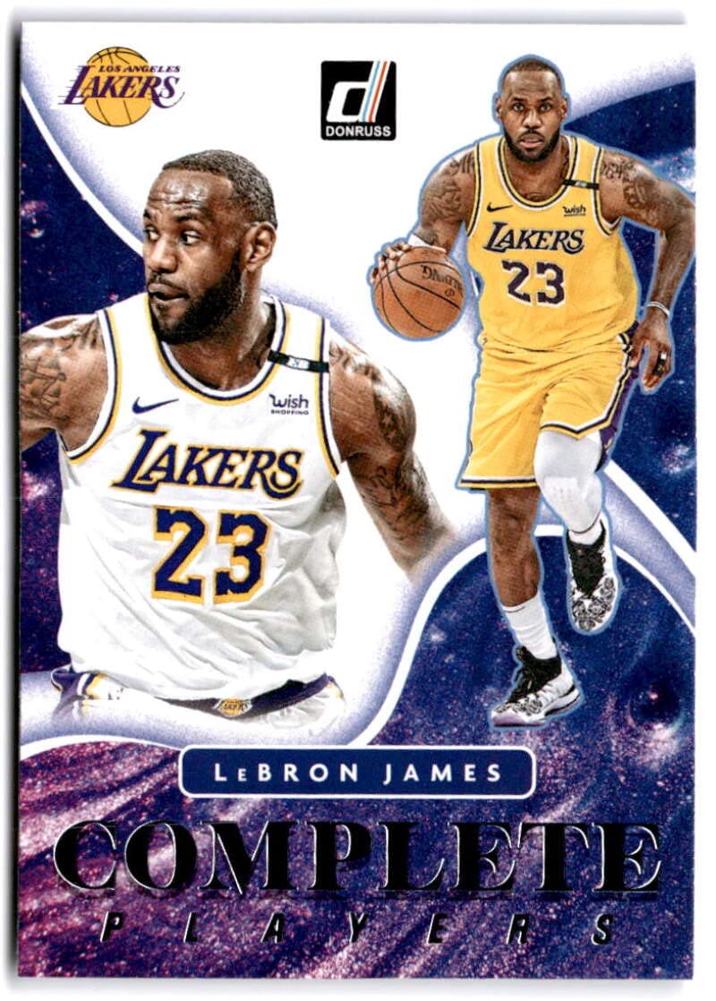 lebron james donruss card 2021