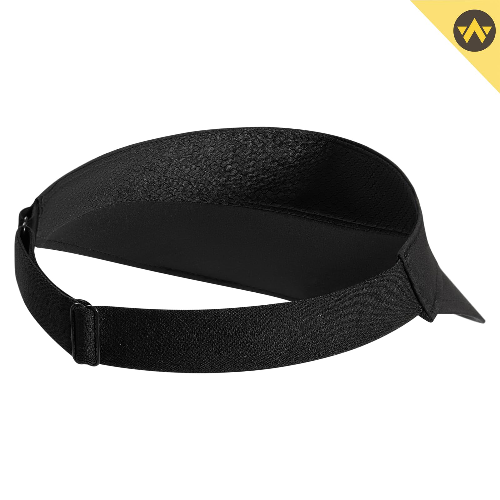 WANDER Sombreros de visera para correr con visera de ala ancha, protección UV, deportes, golf, tenis, banda elástica, gorra de malla para mujeres y hombres