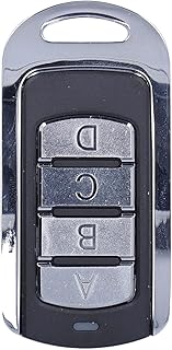 Remote Control Transmitter, Lightweight 4 Buttons Strong Anti Interference 3V Practical Garage Door Remote Control High Sensitivity for Burglar Alarm