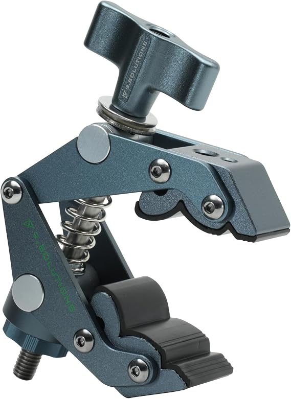 9.Solutions Savior Clamp, Articulated Jaws, Max Load: 66lbs, 9.XS1005, fit firmly onto any oddly shaped object, mount multiple pieces of equipment on one clamp