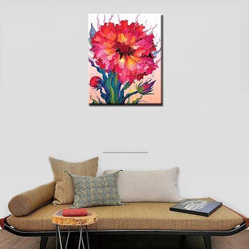 Vista 54 de Pintura artística de acuarela amarilla por número para adultos, principiantes, estudiantes, niños, regalo ideal de cumpleaños, aniversario, plantas