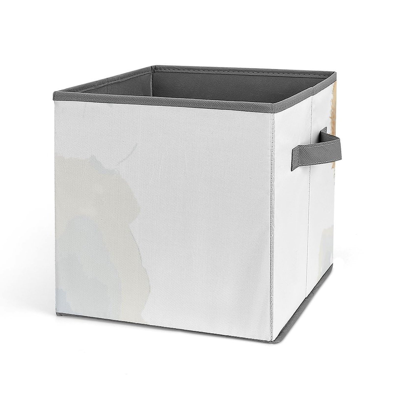 Cubes de rangement pliables ours tissu épais : bac de stockage vêtements et linge