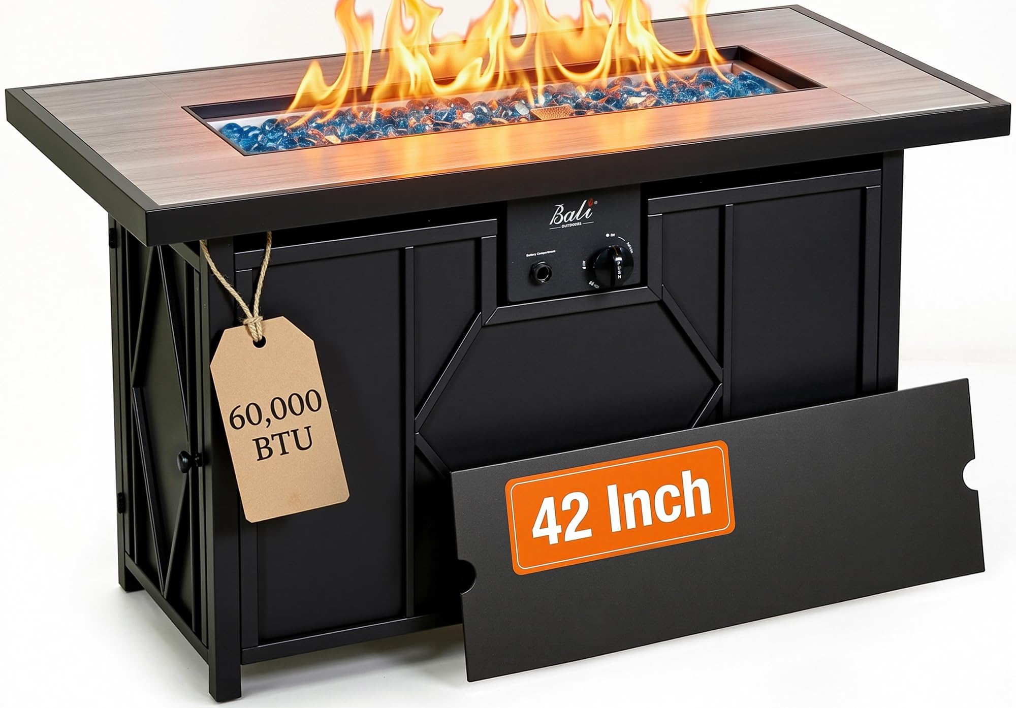 BALI 42-in Propane Fire Pit