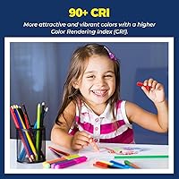 Vista 3 de Lightinginside Smart Light Bulbs 6 Pack, Smart Bulb Works with Alexa/Google Home/Smart Life, CRI>90, RGBCW Color Changing LED Light Bulbs, 2.4G WiFi