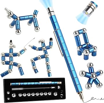 Fidget Pen Gift, Multifunction Stress Relief Fidget Toy for Teens and Men