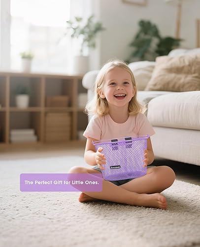 Miniatura 68 de ANZOME Cesta de bicicleta para niños, cesta de bicicleta para niños y niñas, canasta de bicicleta para niños, resistente al agua, adecuada