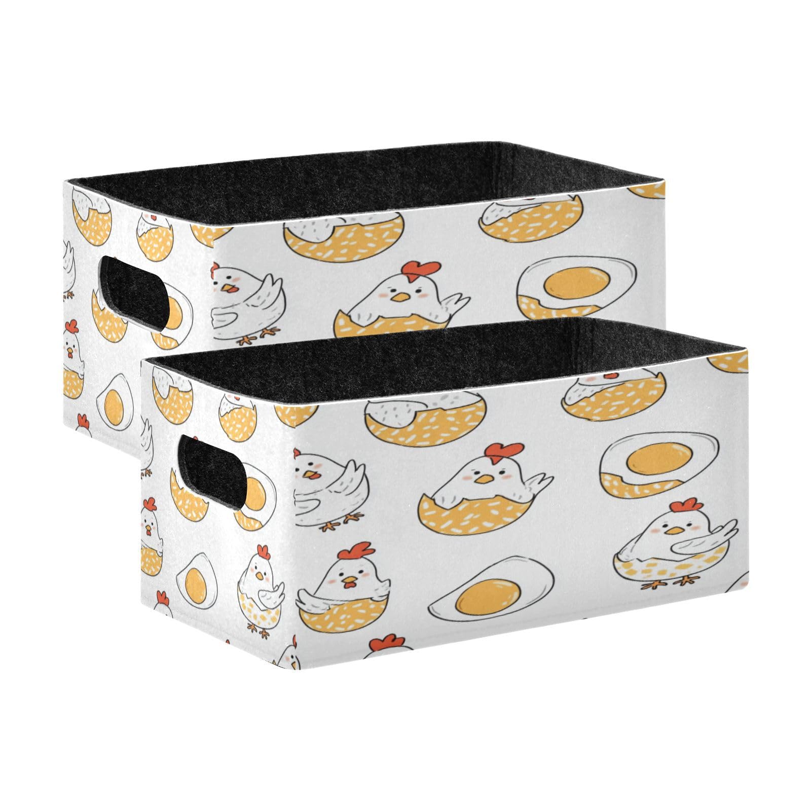 Panier de rangement étagère Kcldeci pliable en lot de 2 pour placard et chambre