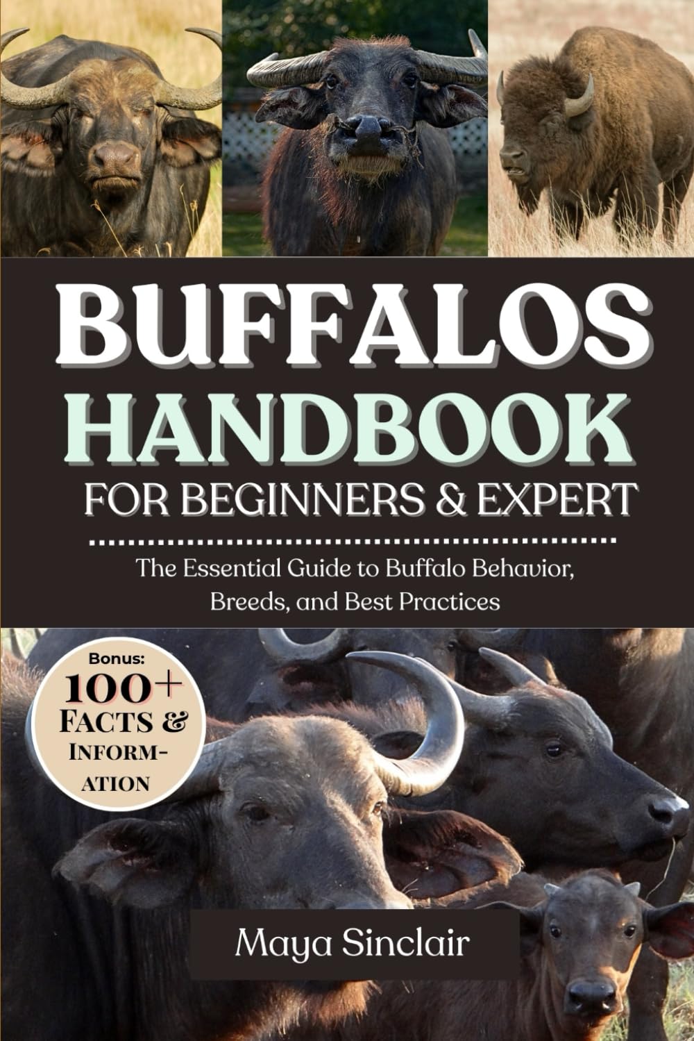 BUFFALOS HANDBOOK FOR BEGINNERS & EXPERT: The Essential Guide to Buffalo Behavior, Breeds, and Best Practices