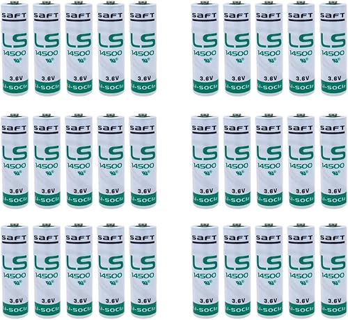 30 Pack 3.6v LS14500 AA batería de litio no recargable batería de litio para Saft para medidor de gas, medidor de electricidad