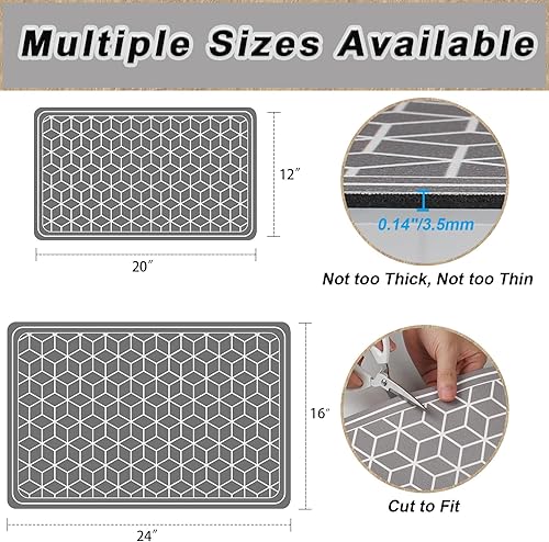 Miniatura 9 de Tapete de café grande para secar platos para encimera de cocina, tapete absorbente de manchas para barra de café, tapete para cafetera, alfombrilla