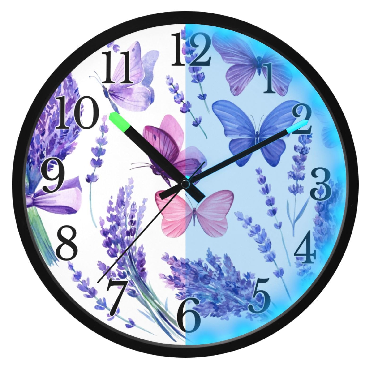 Horloge murale à piles sans tic-tac pour retrouver un sommeil réparateur
