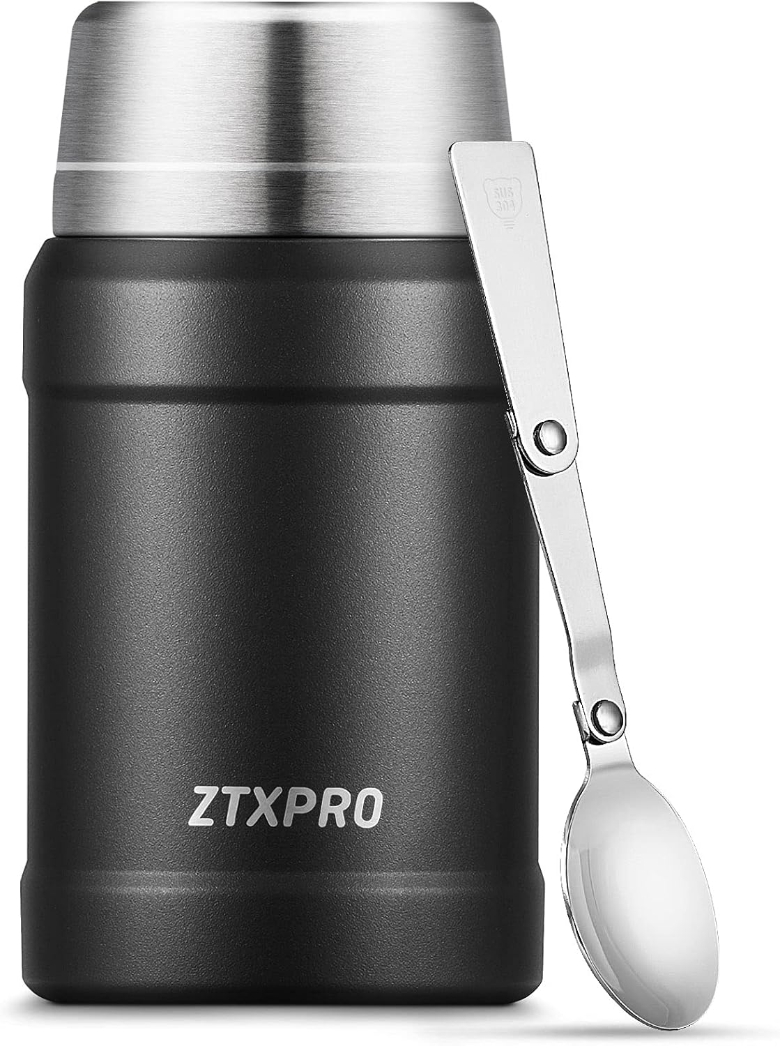 ZTXPRO Insulated Lunch Container Food Jar for Hot Food 27 oz Stainless Steel Wide