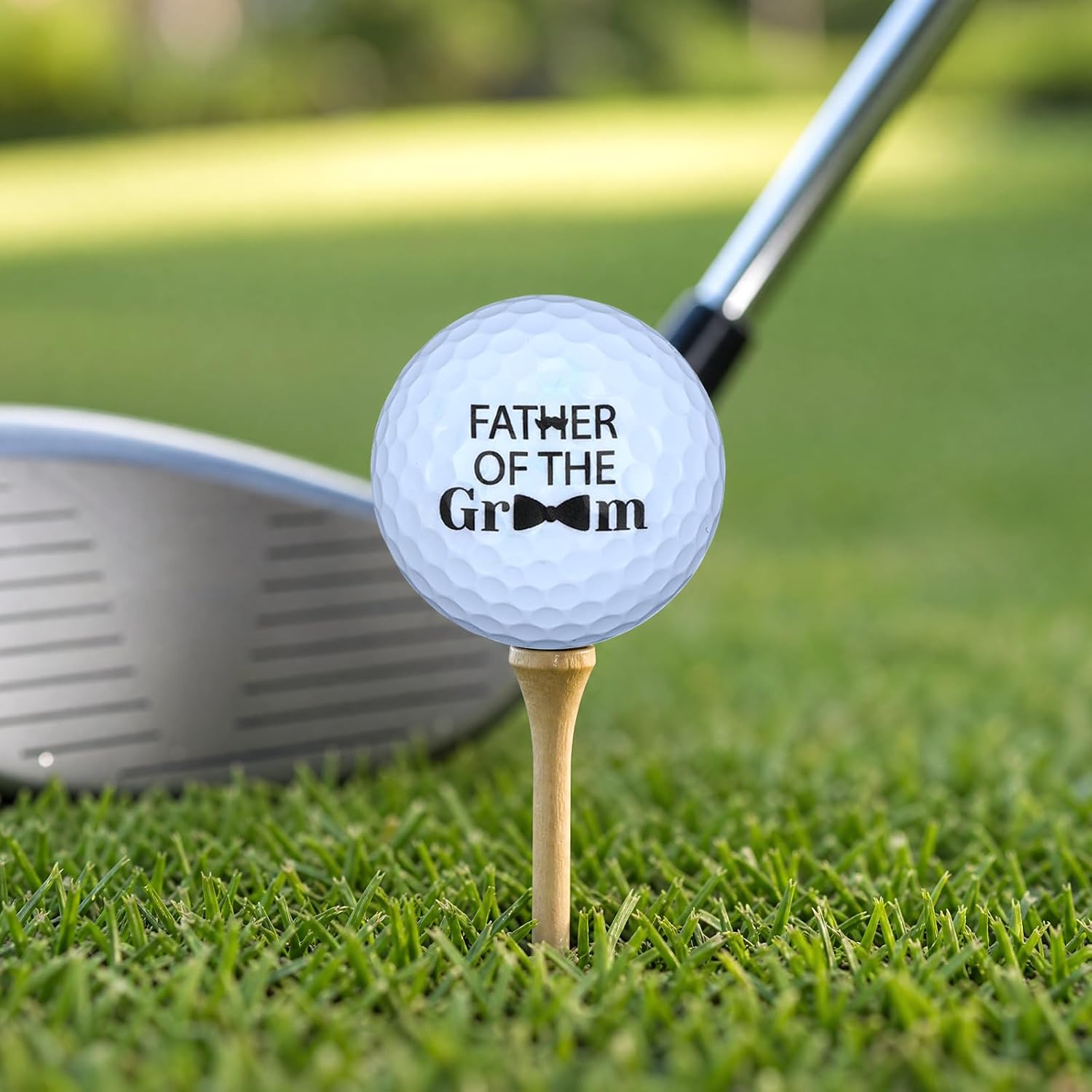 3 Pcs Father of the Groom Bride Gifts Golf Balls, Wedding Father of The Groom Bride Gifts, Dad Wedding Favors Golf Balls for Men