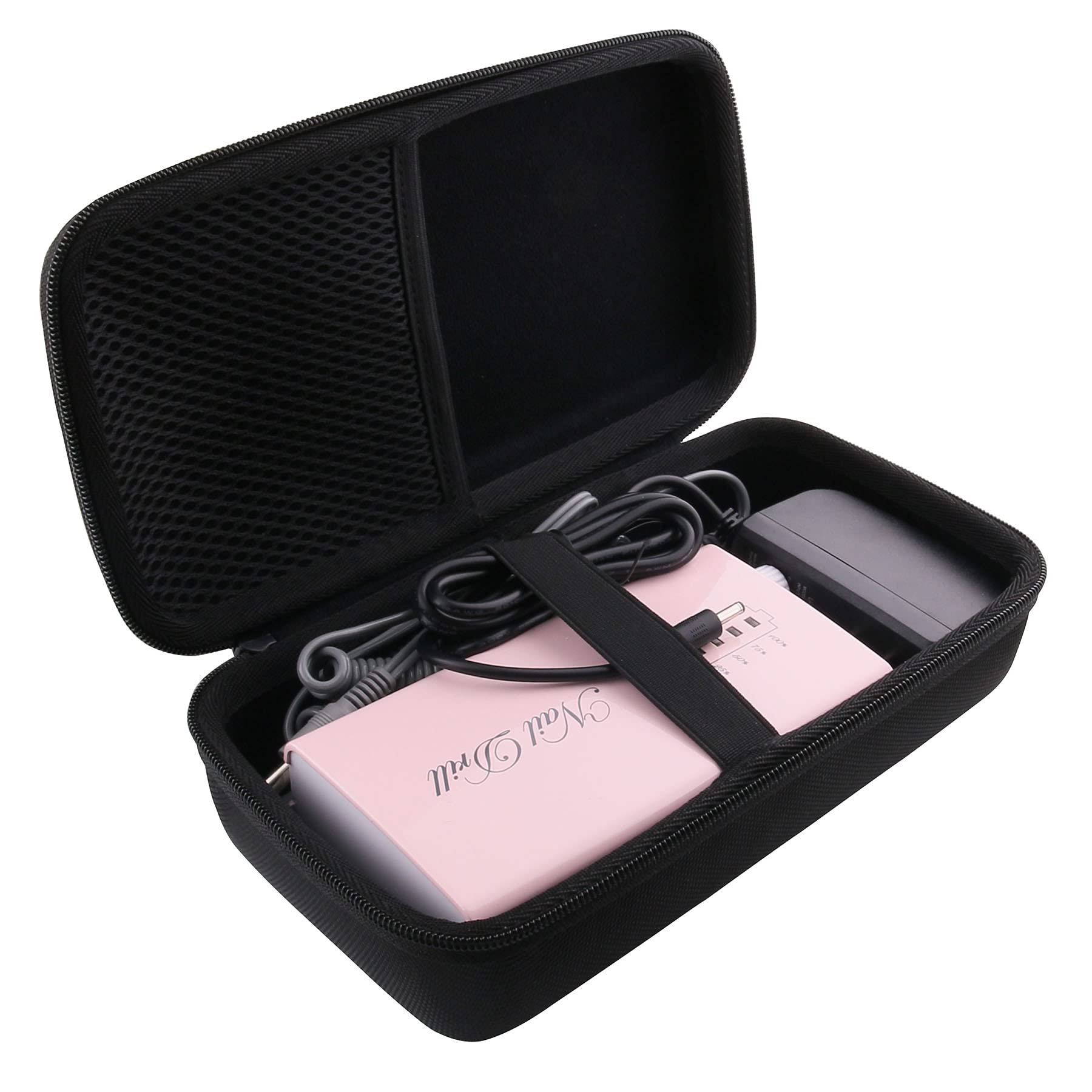 Funda de Transporte rígida Compatible con el Taladro de uñas portátil Mocowind/MelodySusie/Makartt/HUGMAPLEPRO/AZ GOGO (Solo Caja)