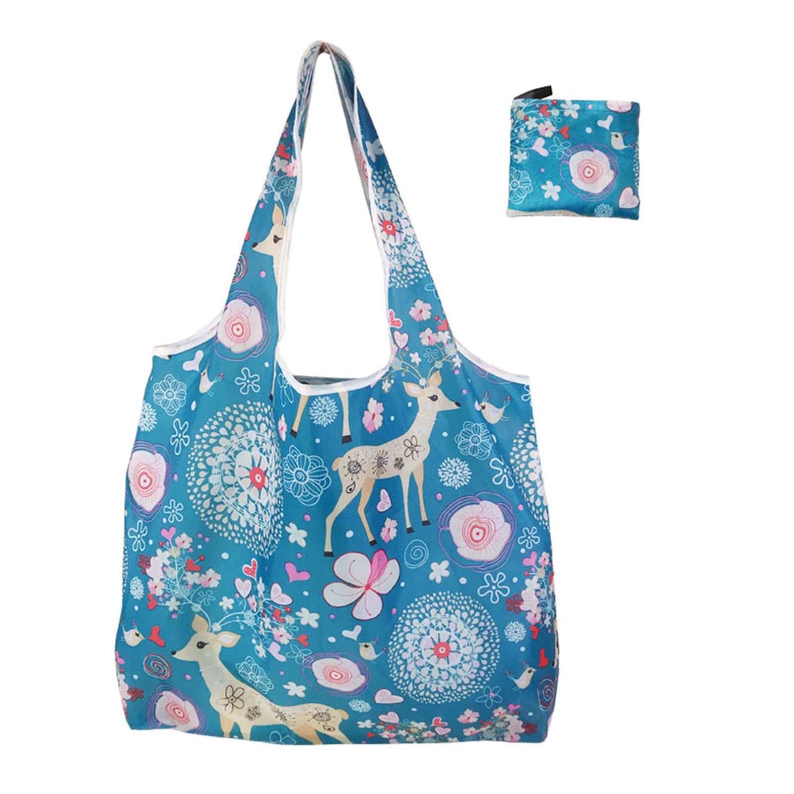 COPLKY Shopping Bags Foldable Shopping Bag Reusable & Convenient Bag Stylish & Practical Bag with Large Capacity Lightweight for Groceries