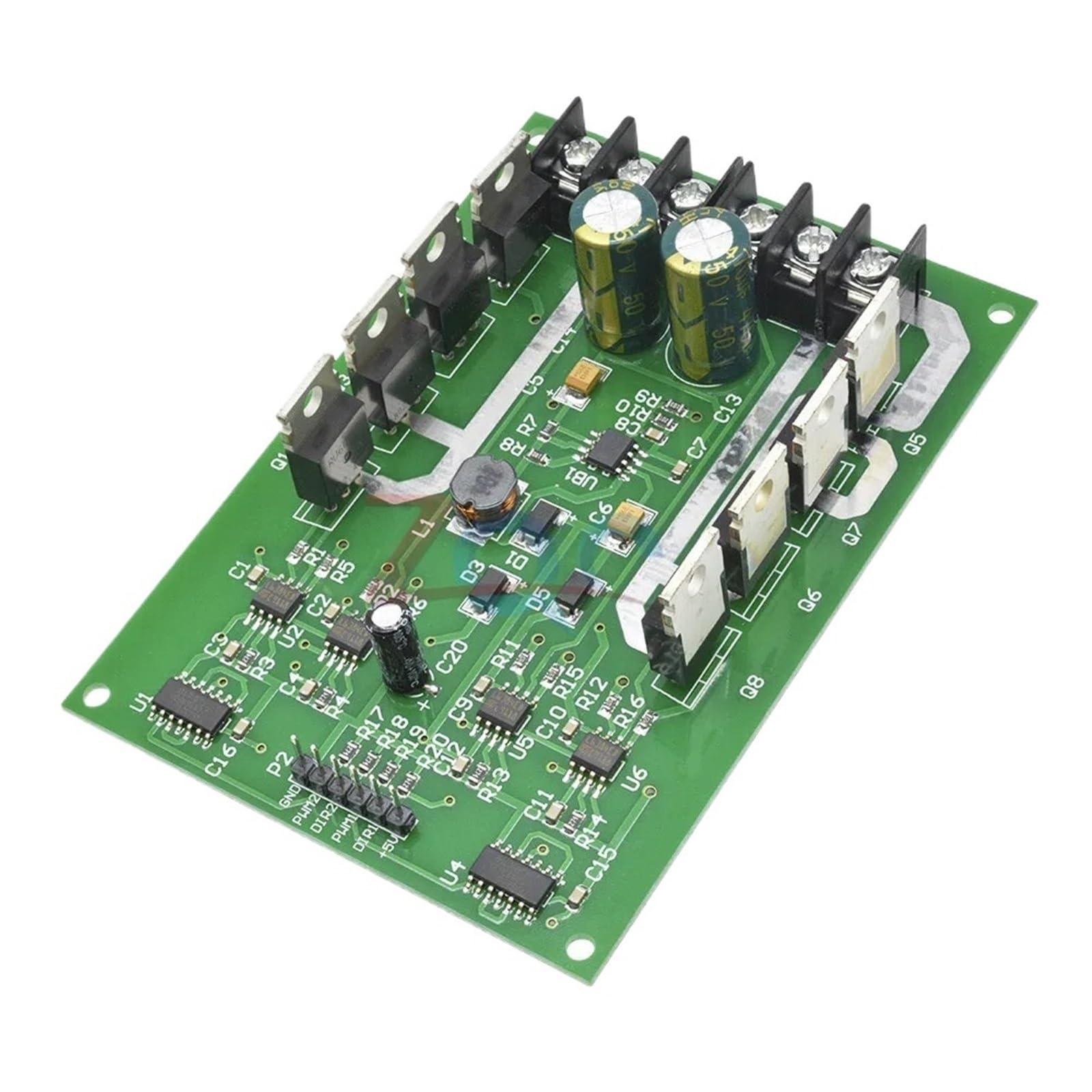Module de commande de moteur CC contre la surchauffe des circuits 12V 24V 15A - 6