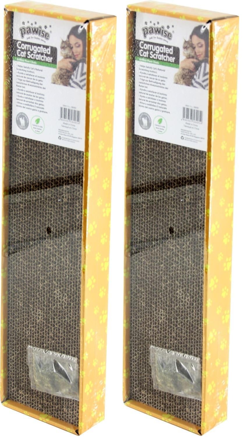 Pawise Karton Kedi Tırmalama 48 cm (2 paketi)