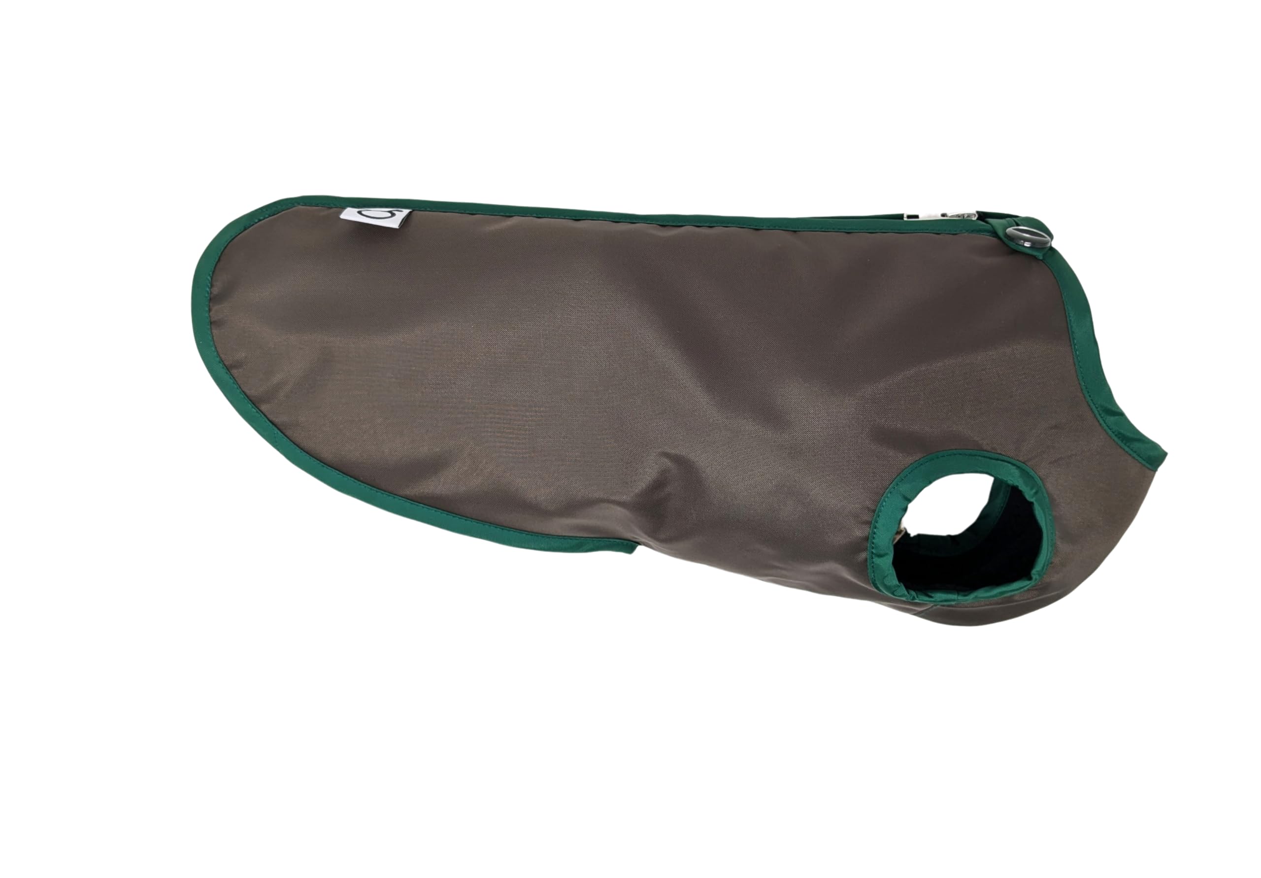 Doggie Coats Waterproof Fleece Lined Dog Raincoat, Dachshund Step In Design (Brown, 12 inch)