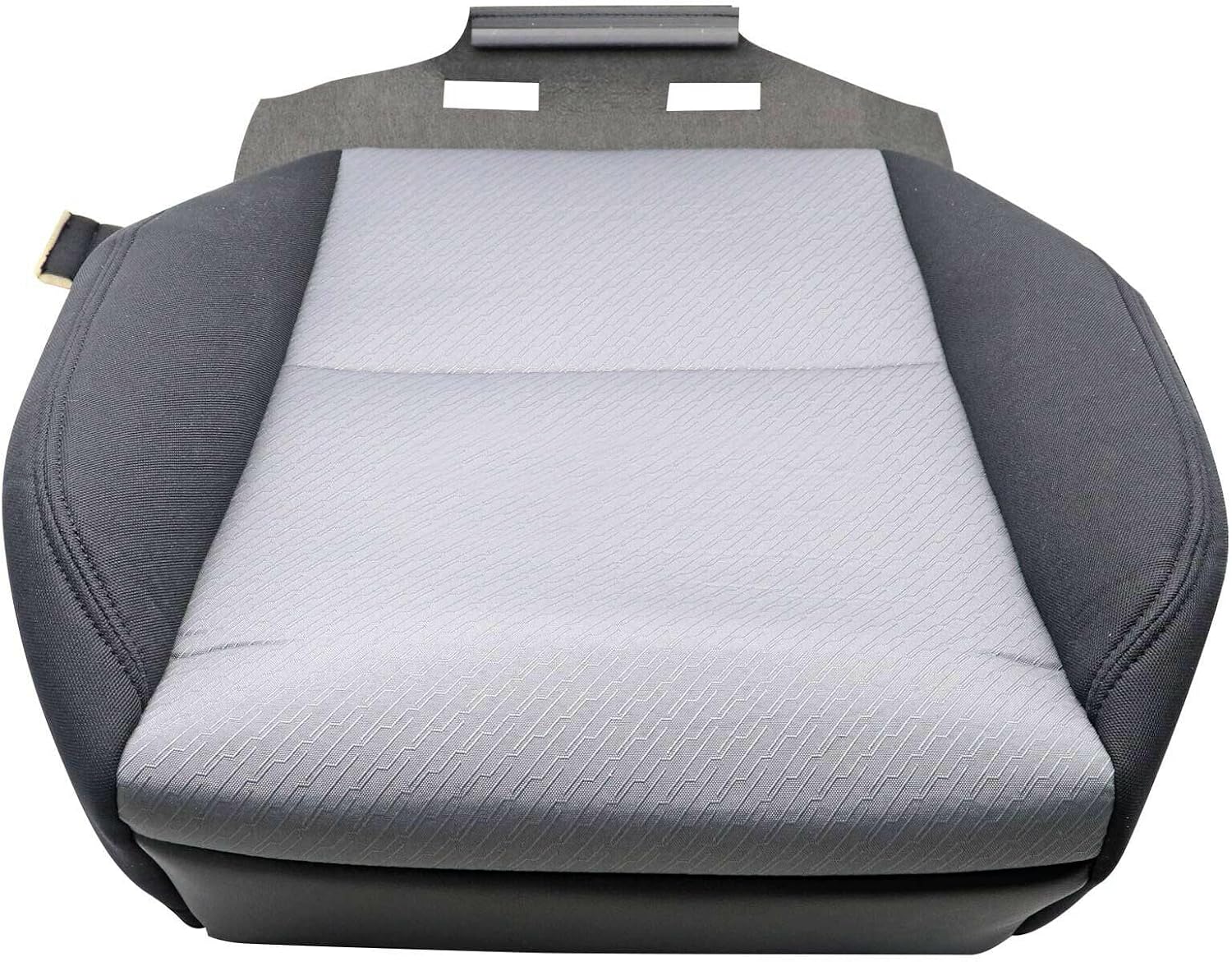Driver & Passenger Bottom Cloth Seat Cover Replacement Gray Fits for Chevy Silverado GMC Sierra 1500 2500HD 3500HD 2007-2014