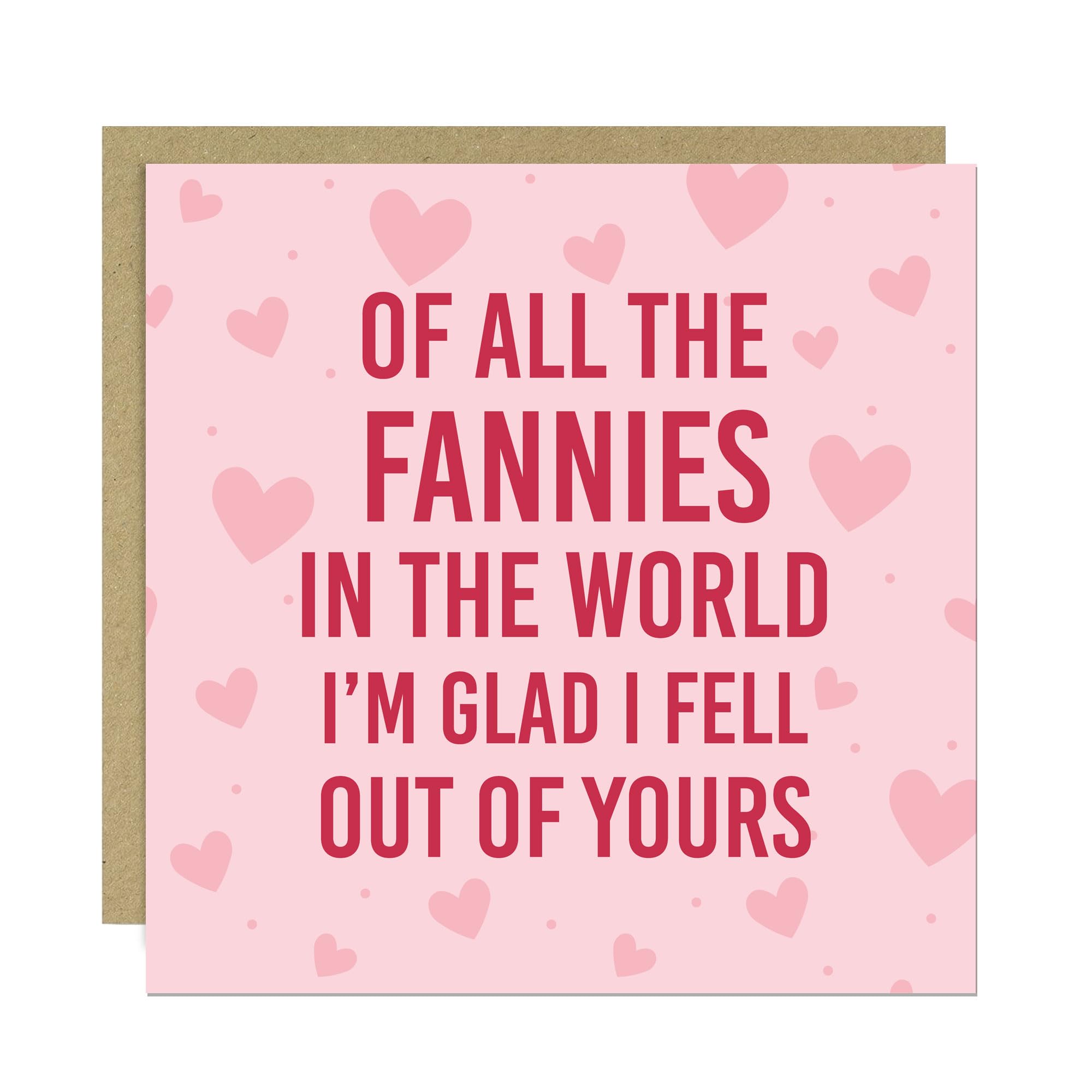 RED OCEAN Rude Card For Mum Birthday Cards From Daughter Son Joke Mum Card For Christmas Novelty Humorous 14. 5x14. 5cm With Kraft Envelope