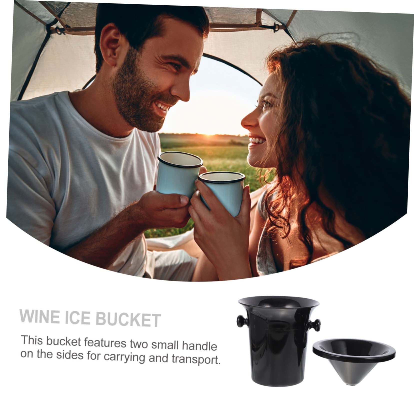 SOLUSTRE 3er Set Spuckeimer Für Weinproben - Praktische Spucknäpfe & Flaschenkühler