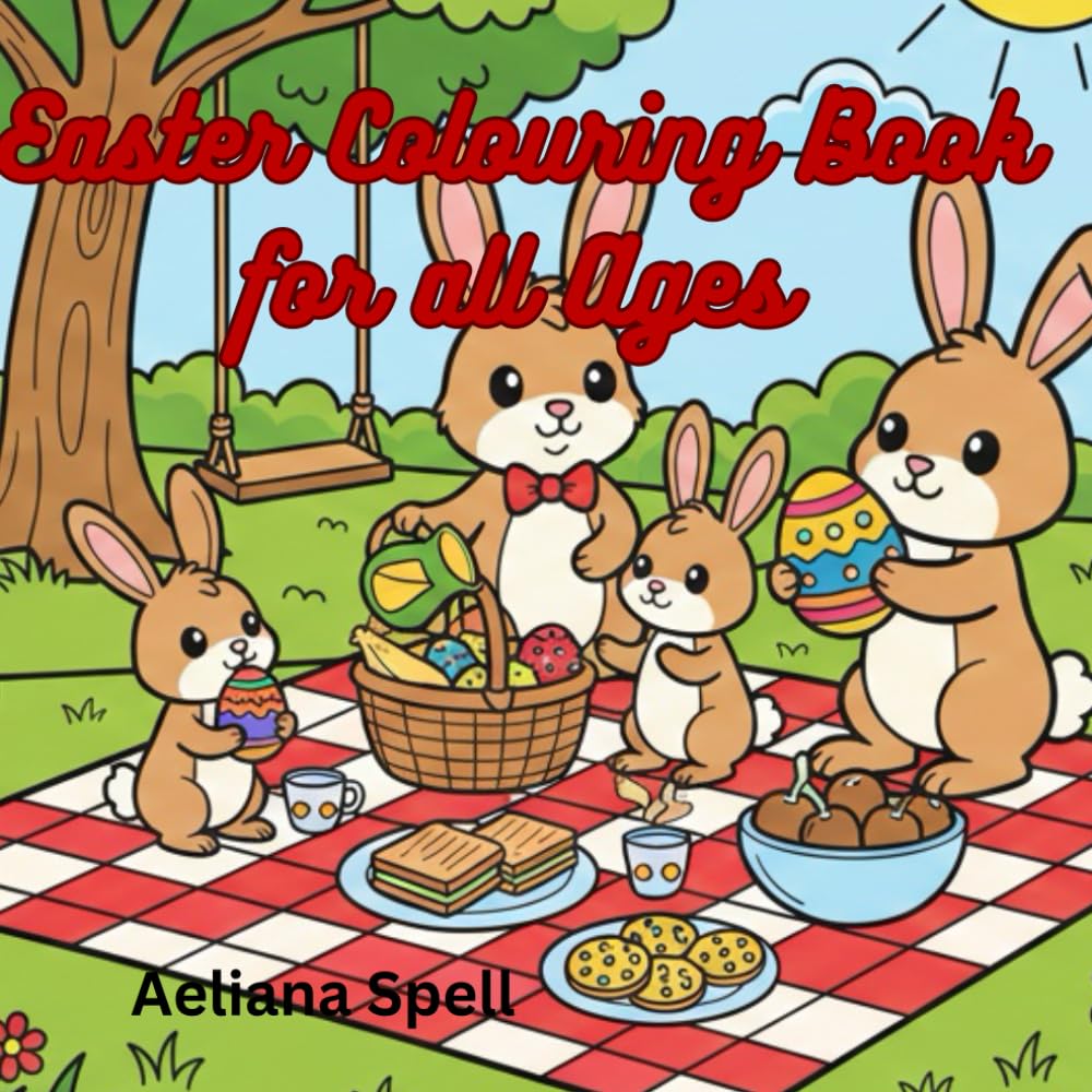 Easter Colouring Book for All Ages: 50 Unique Designs, Packed Full of Fun