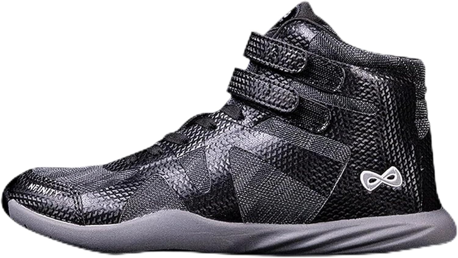 Nfinity Mid-Top Athletic Shoes for Women – Lightweight Indoor Gym & Tennis Shoes for Cheer, Dance & Cross Training – Breathable with Ankle Support & All-Surface Grip