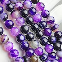 Vista 29 de MJDCB Natural Multicolor Volcanic Lava Stone Round Loose Stone Beads DIY for Jewelry Bracelet Making 15" (6mm, White)