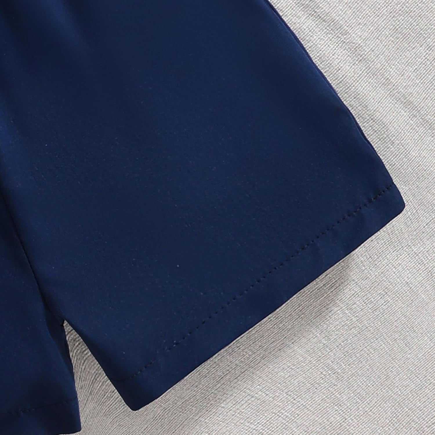 Boy Clothes Kids Formal Suit Summer Short Sleeve Shirt & Shorts Gentleman Outfit 2 Piece Clothing Set - Image 5