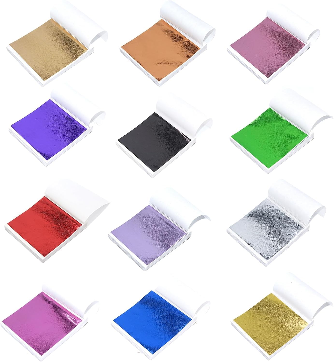 Carta Laminata D'oro, Foglia D'oro Imitazione Per Artigianato, Decorazione - Foto 4