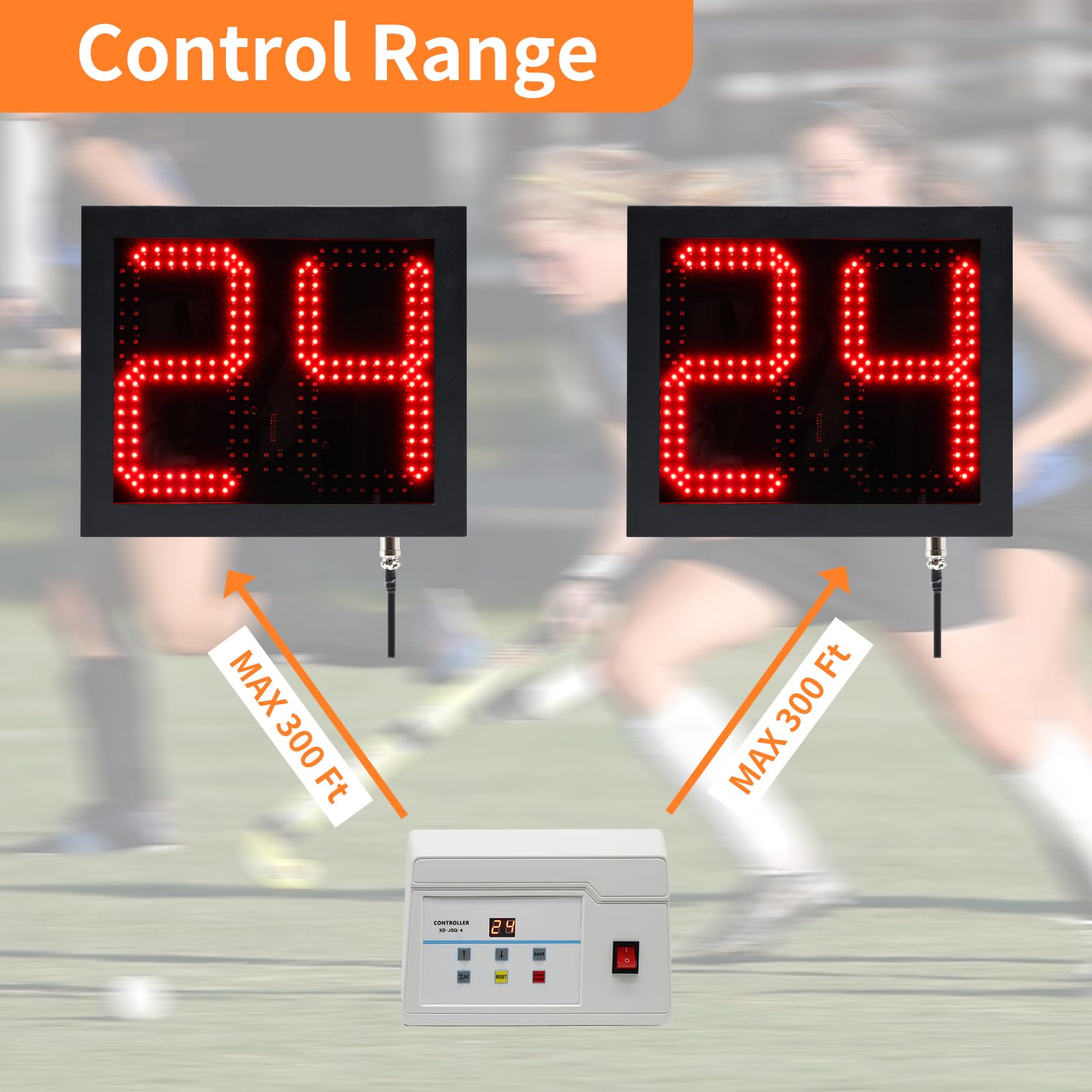 Countdown Clock Buy GAN XIN 2 Units Basketball Timer Shot Clock & Controller ,1424 Shot Timer