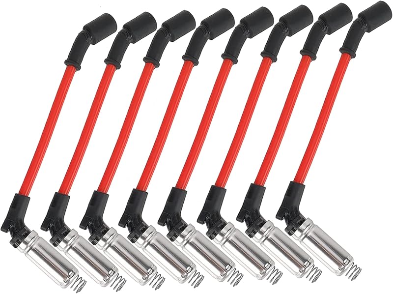 Jogo de cabos de vela KAKO 10,2 mm para motores V8 GM – 8 unidades