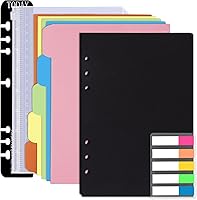 Vista 8 de Insertos para agenda Rancco A5, recambios mensuales para planificador, 90 páginas, papel de recambio para carpeta mensual de hojas sueltas con 6