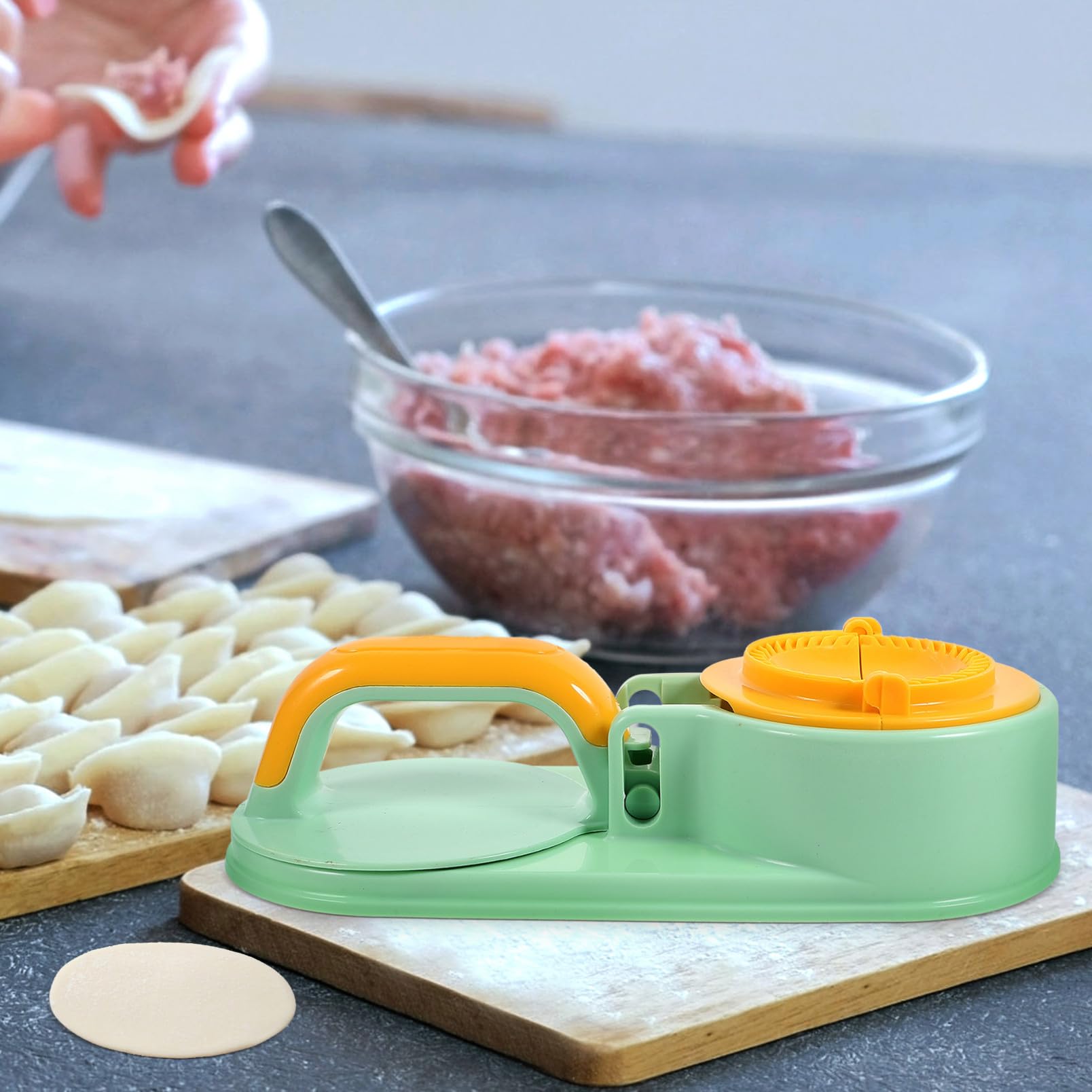 PRETYZOOM 5 Pz produttore di gnocchi Creatore stampo per impanadas gnocco set cucina attrezzi cucina ravioli tortillero involucri di gnocchi strumento per pressare l'impasto addominali