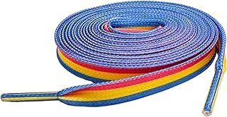 LGBT Bisexual Lesbian Gay Non-Binary Transgender Asexual Flag Colorful Shoelaces